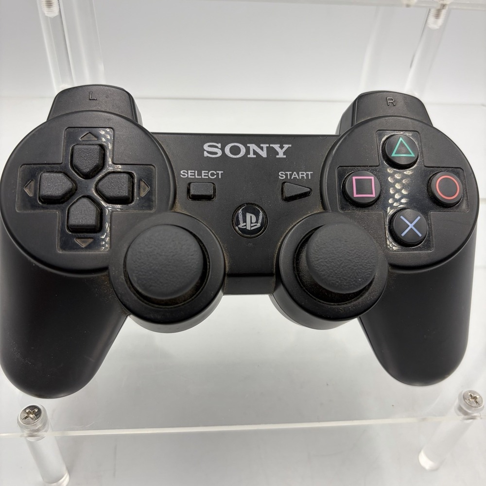 Sony Playstation 3 PS3 Genuine OEM Dualshock 3 Ps3 Black Controller Sixaxis